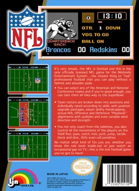 NFL (USA) box cover back